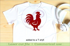 Farm bird silhouette laser cut outs SVG file Product Image 3