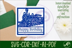 Train Name Sign SVG, Steam Train Wall Art, Kids Room Decor Product Image 3