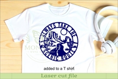 Always Take the Scenic Route Desert SVG | Southwest Road Product Image 3