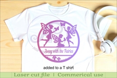 Fairy Name Sign SVG, Butterflies and Fairies Nursery Sign Product Image 3