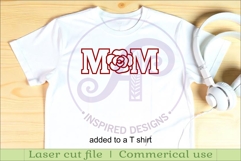 Rose MOM SVG, Laser Cut Mom Sign, Mother’s Day Hanging Product Image 3