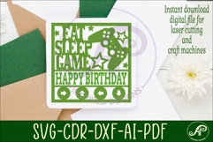 Gamer themed named wall sign or card topper svg Product Image 3