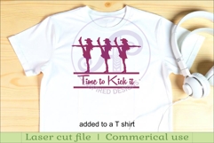 Drill team Dancers kickline name sign svg laser cut file Product Image 3