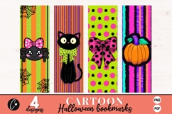 Printable Cartoon Halloween Bookmarks Product Image 1