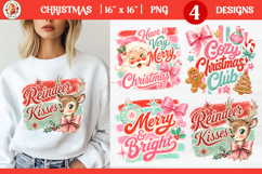 Retro Preppy Candy Coquette Girly Christmas sublimation Product Image 1