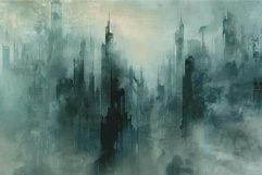 Abstract urban landscape in muted tones Product Image 1