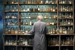 Old chemist man. Generate Ai Product Image 1