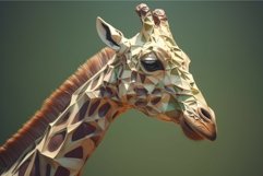 Giraffe head. Generate Ai Product Image 1