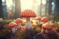 Amanita muscaria. Generate Ai Product Image 1