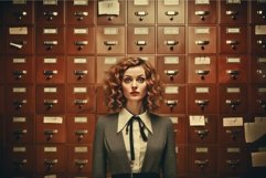 Spacious New archivist filing cabinets. Generate Ai Product Image 1