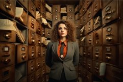 Secure New archivist filing cabinets. Generate Ai Product Image 1