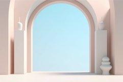 Arch types background. Generate Ai Product Image 1