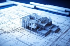 Schematic Architectural plan. Generate Ai Product Image 1