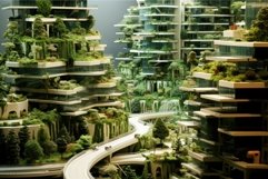 Impressive Architecture city scale. Generate Ai Product Image 1