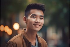 Asian young man portrait studio. Generate Ai Product Image 1