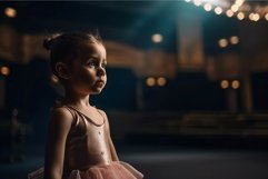 Ballerina girl theater stage. Generate AI Product Image 1