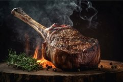 Barbeque grill tomahawk steak. Generate ai Product Image 1