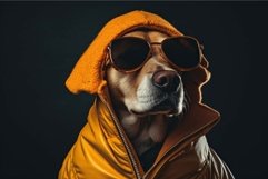 Charming Beagle wearing glasses. Generate Ai Product Image 1