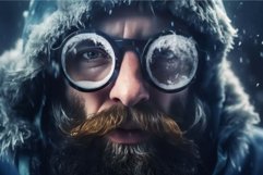 Mountain frozen man. Generate Ai Product Image 1