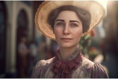 Beautiful woman retro vintage. Generate Ai Product Image 1