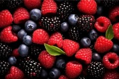 Tangy Berries red fruits mix. Generate Ai Product Image 1
