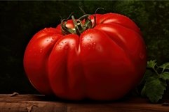Tangy Big red tomato. Generate Ai Product Image 1
