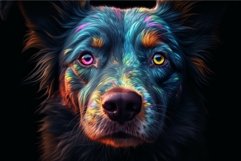 Dog colorful art. Generate Ai Product Image 1