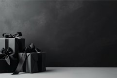 Black friday background gifts. Generate Ai Product Image 1