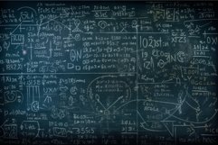 Blackboard scientific formulas. Generate Ai Product Image 1