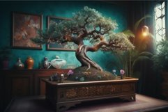 Bonsai art tree. Generate Ai Product Image 1