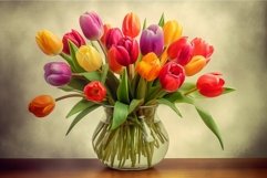 Tulip bouquet. Generate Ai Product Image 1