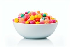 Delightful Bowl colorful candies. Generate Ai Product Image 1