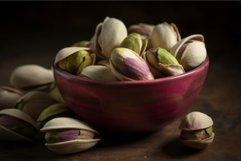 Bowl pistachio food. Generate Ai Product Image 1