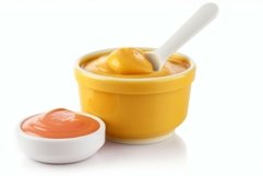 Pureed baby food view. Generate Ai Product Image 1