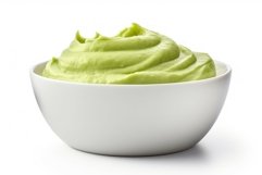 Green Bowl wasabi paste. Generate Ai Product Image 1