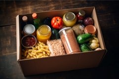 Box donation products. Generate AI Product Image 1