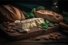 Brie cheese creamy. Generate Ai Product Image 1