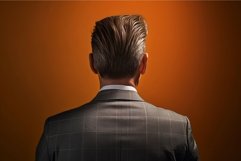 Corporate businessman back portrait. Generate ai Product Image 1