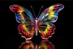 Ethereal Glass butterfly. Generate Ai Product Image 1