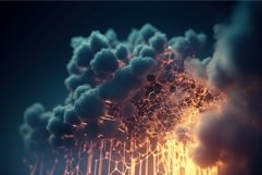 Storage carbon dioxide scheme. Generate Ai Product Image 1