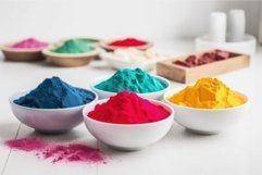 Ceramic bowl powder. Generate Ai Product Image 1