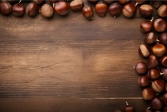 Earthy Chestnut background. Generate Ai Product Image 1