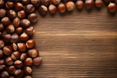 Textured Chestnut background. Generate Ai Product Image 1