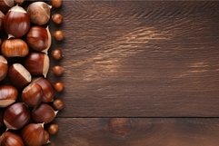 Rich Chestnut background. Generate Ai Product Image 1