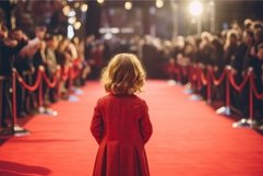 Child red carpet. Generate AI Product Image 1
