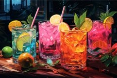 Luxurious Cocktails club. Generate Ai Product Image 1