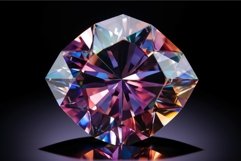 Vibrant Colorful diamond. Generate Ai Product Image 1