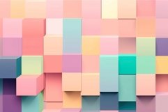 Colorful blocks wallpaper. Generate ai Product Image 1