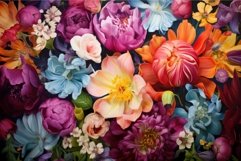 Colorful flowers. Generate Ai Product Image 1