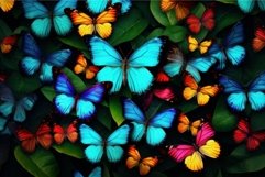 Mesmerizing Colorful butterflies insects. Colorful room coll Product Image 1